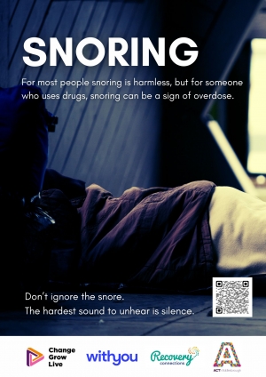 ‘Don’t Ignore the Snore’ campaign sounds warning of drug-related overdose