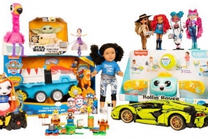 A Lego Lamborghini, a dancing unicorn and a flamingo that sits on the toilet are among the top toys predicted this Christmas.