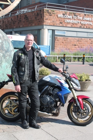 Memories of Lorraine as Jeff sets off on epic bike ride