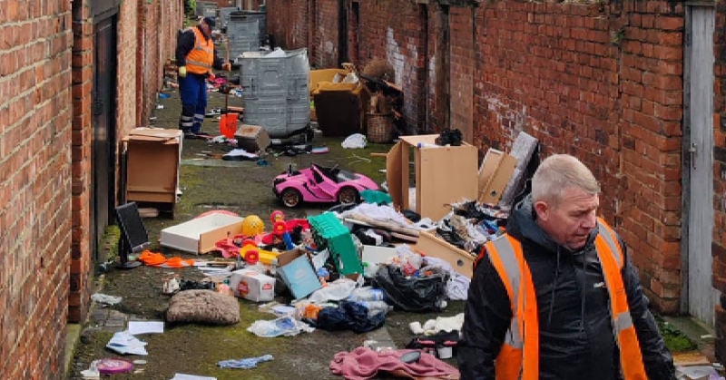 Alleys in new two-week fly-tip blitz pledge