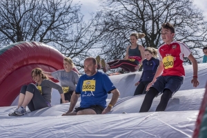 Be Gung-Ho! Take on world’s biggest inflatable obstacle course for your local hospitals