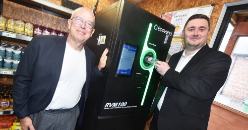 Reverse vending machine a UK first in drive to boost recycling