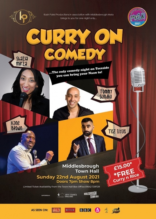 Curry On Comedy at the Town Hall - Bring Your Naan!