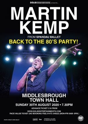 Martin Kemp&#039;s Back to the 80s Party at the Town Hall