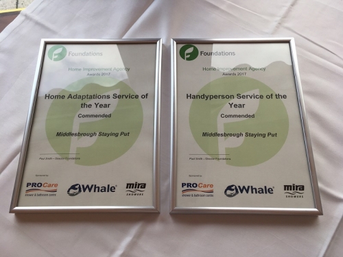 Awards Recognition for Town’s Staying Put Agency