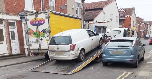 Untaxed vehicles towed in latest crackdown