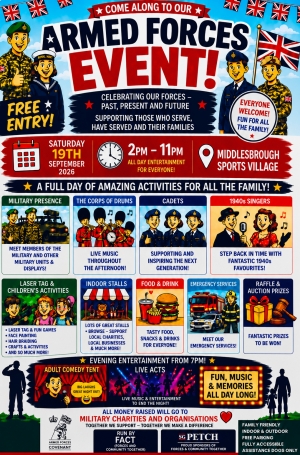 Middlesbrough Set for Major Armed Forces Community Celebration This September