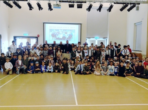 Remembrance Plaque Presented to Middlesbrough School