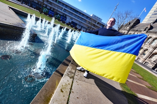 Middlesbrough Flies the Flag, Shows Solidarity with Ukraine
