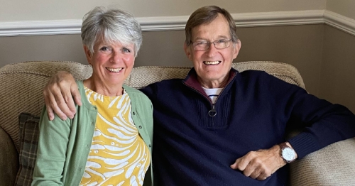 Sylvia's golden gift of life to Ed