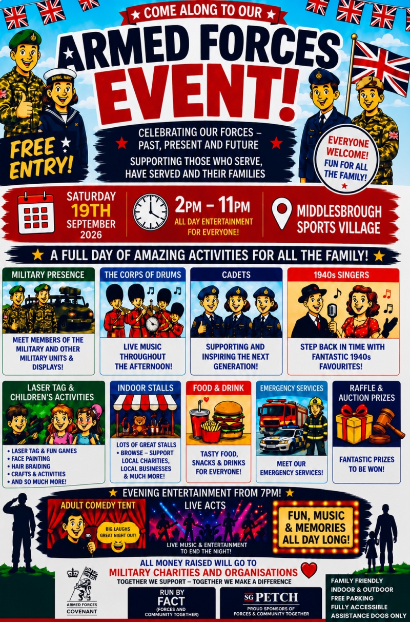 Armed Forces Community Event this Saturday (September 19)