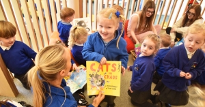 Literacy champs host young readers at historic library