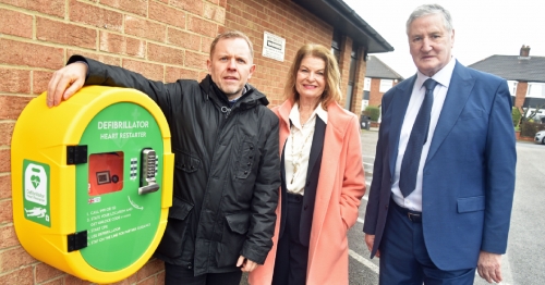 Live-saving defibrillator in boost to local community