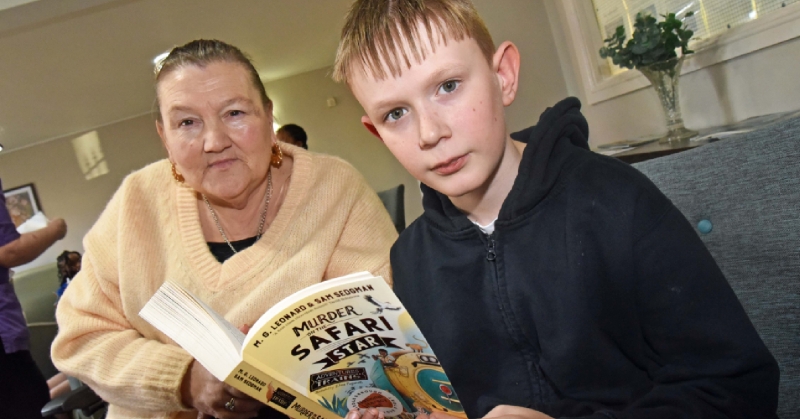 Care centre visit for World Book Day