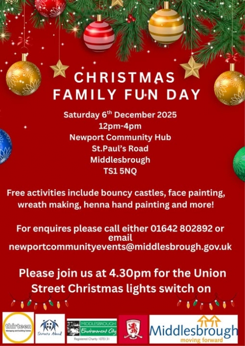 Newport Community Hub Launches First Christmas Family Fun Day